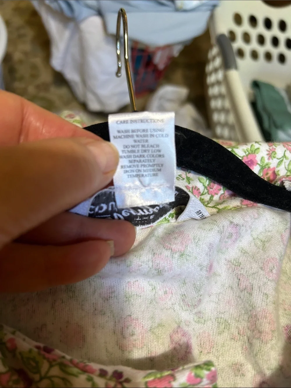 Vermont County Store 100% cotton Flannel floral nightgown size L - Picture 3 of 3
